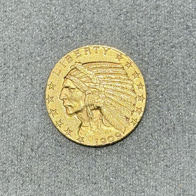 American Gold Half Eagle $5 Indian Head