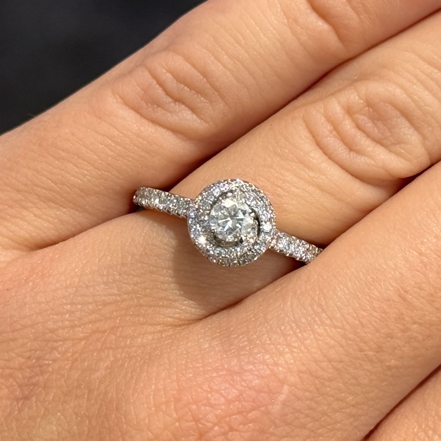 Pre-Owned 18ct White Gold Vera Wang 0.70ct Diamond Ring