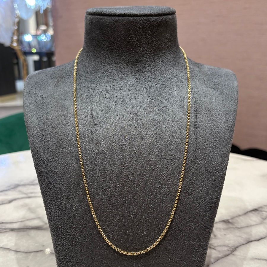 Pre-Owned 9ct Yellow Gold 24” Belcher Chain 10.1g Pre-Owned 9ct Yellow Gold 24” Belcher Chain 10.1g