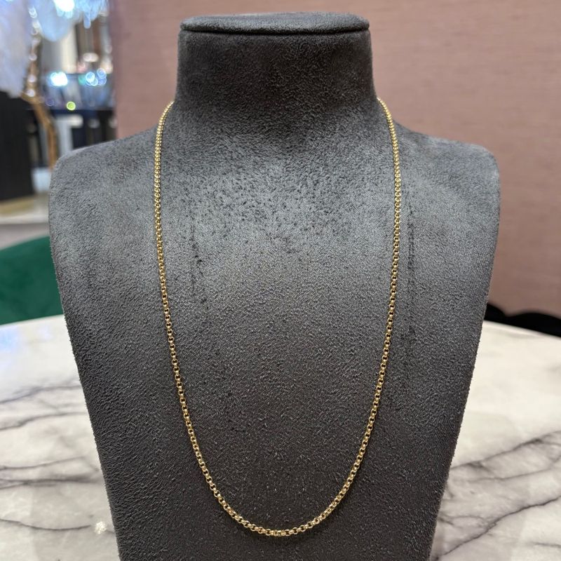 Pre-Owned 9ct Yellow Gold 24” Belcher Chain 10.1g Pre-Owned 9ct Yellow Gold 24” Belcher Chain 10.1g