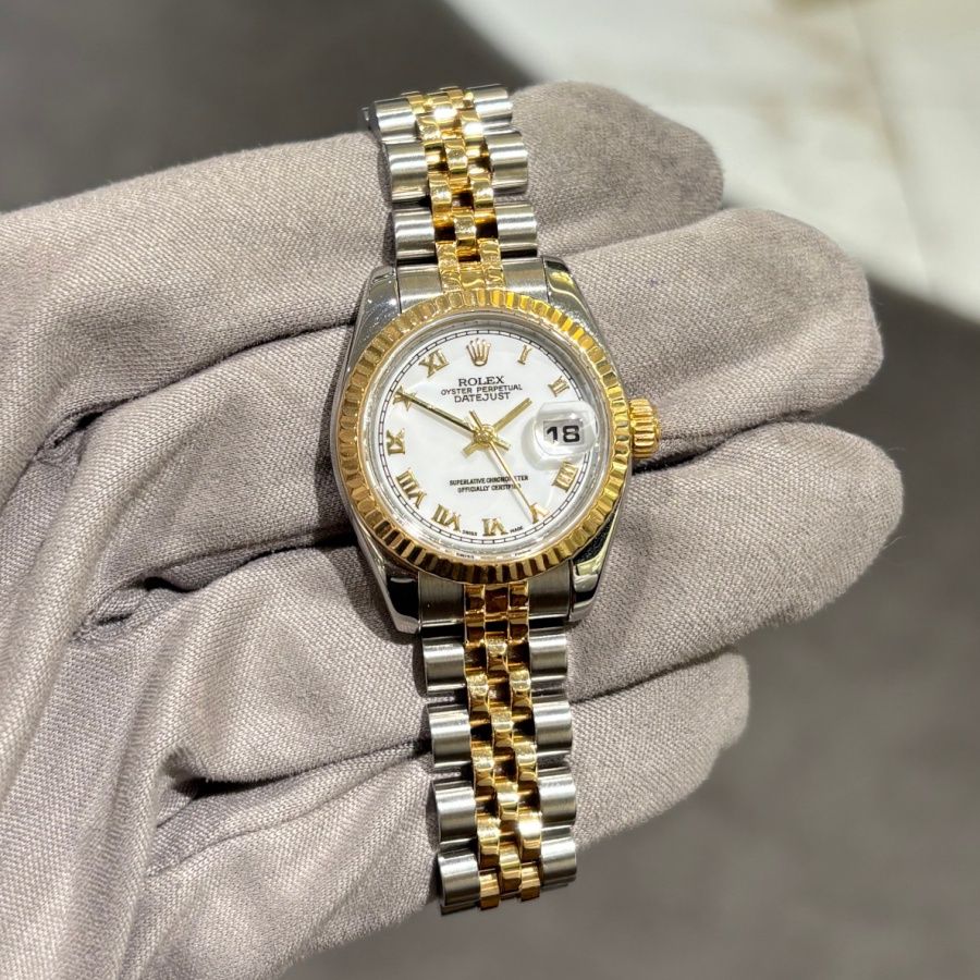Pre-Owned Rolex Ladies Datejust Steel &amp; Gold 179173
