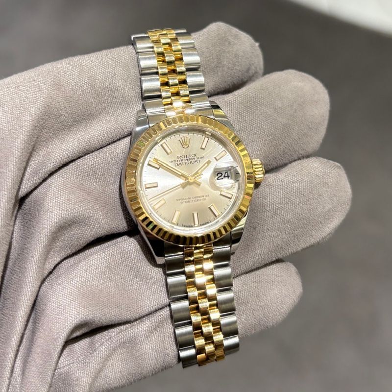 Pre-Owned Rolex Steel &amp; Gold 28mm Ladies Datejust 279173