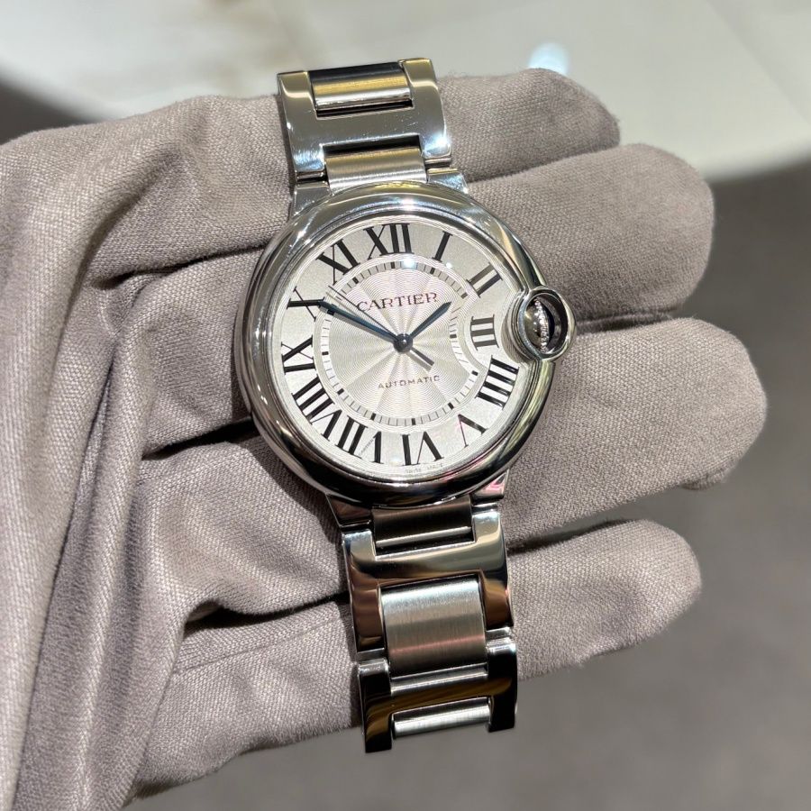 Pre-Owned Cartier Ballon Bleu 36mm Steel WSBB0048 4372