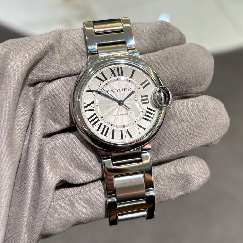 Pre-Owned Cartier Ballon Bleu 36mm Steel WSBB0048 4372 Pre-Owned Cartier Ballon Bleu 36mm Steel WSBB0048 4372