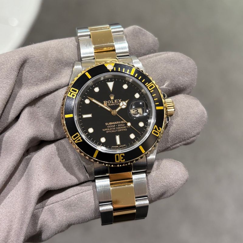 Pre-Owned Rolex Submariner Black Dial Steel & Gold 16613 Pre-Owned Rolex Submariner Black Dial Steel & Gold 16613