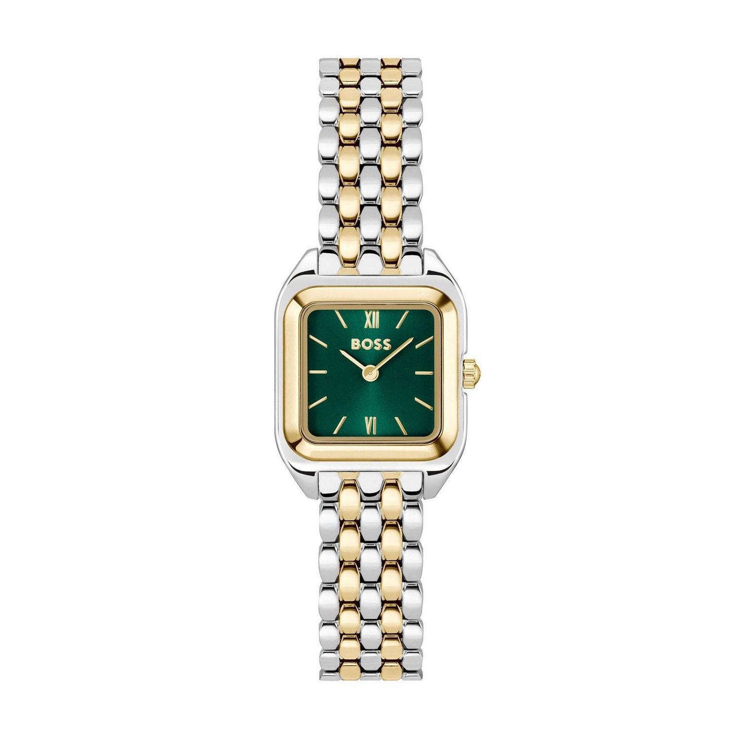 Boss Mae Petite Two-Tone 22.5mm Green Dial Ladies Watch Boss Mae Petite Two-Tone 22.5mm Green Dial Ladies Watch