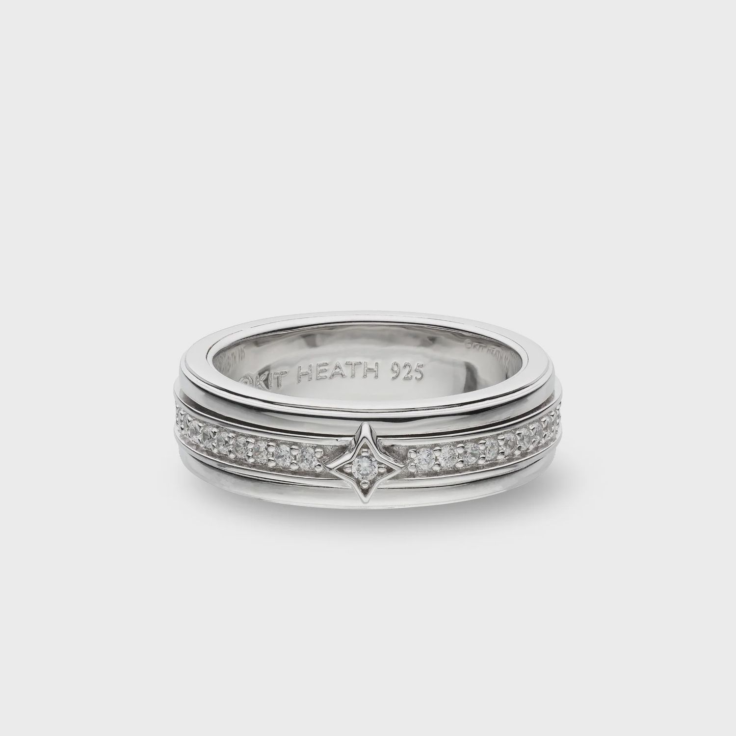 Céleste Astoria Starburst Pavé Spinner Ring