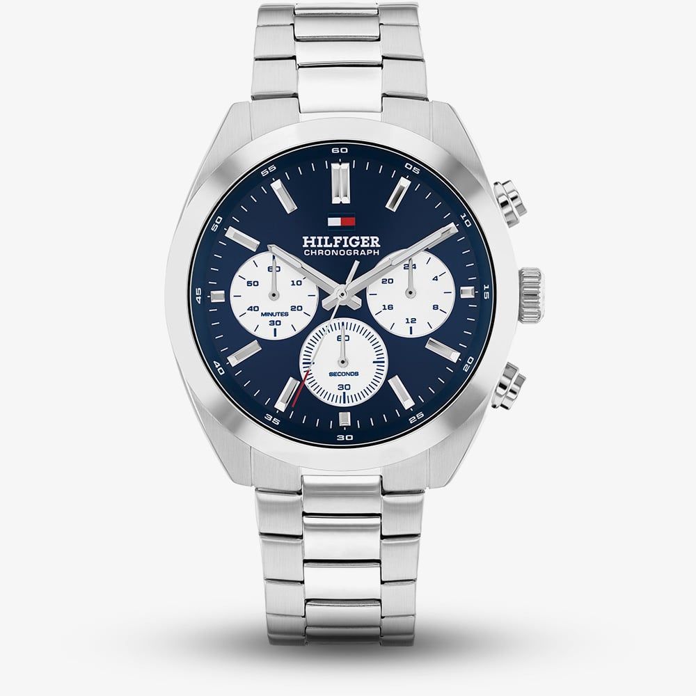 Tommy Hilfiger Mens Hudson Chronograph Blue Dial Watch Tommy Hilfiger Mens Hudson Chronograph Blue Dial Watch