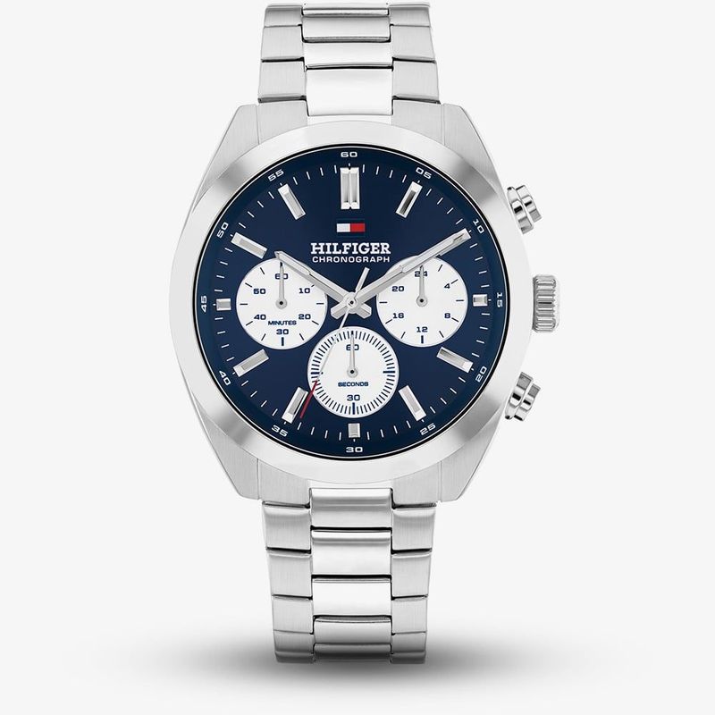 Tommy Hilfiger Mens Hudson Chronograph Blue Dial Watch Tommy Hilfiger Mens Hudson Chronograph Blue Dial Watch