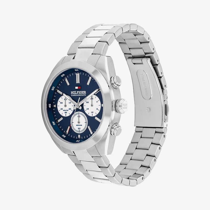 Tommy Hilfiger Mens Hudson Chronograph Blue Dial Watch