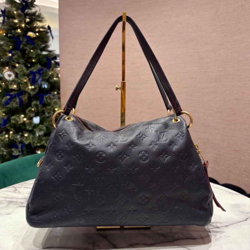 Pre-Owned Louis Vuitton Ponthieu PM Bag in Monogram Empreinte Navy Leather Pre-Owned Louis Vuitton Ponthieu PM Bag in Monogram Empreinte Navy Leather