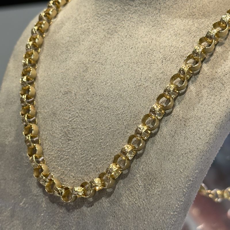 Pre-Owned 9ct Yellow Gold 27.5” Belcher Chain 59.4g Pre-Owned 9ct Yellow Gold 27.5” Belcher Chain 59.4g