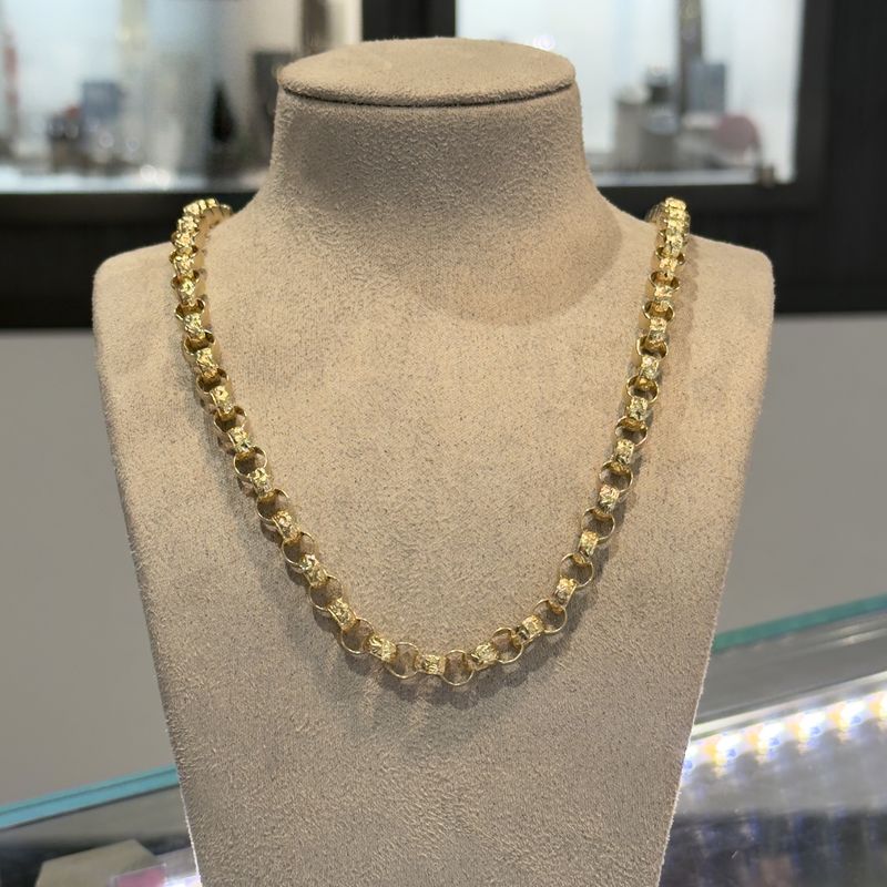 Pre-Owned 9ct Yellow Gold 27.5” Belcher Chain 59.4g