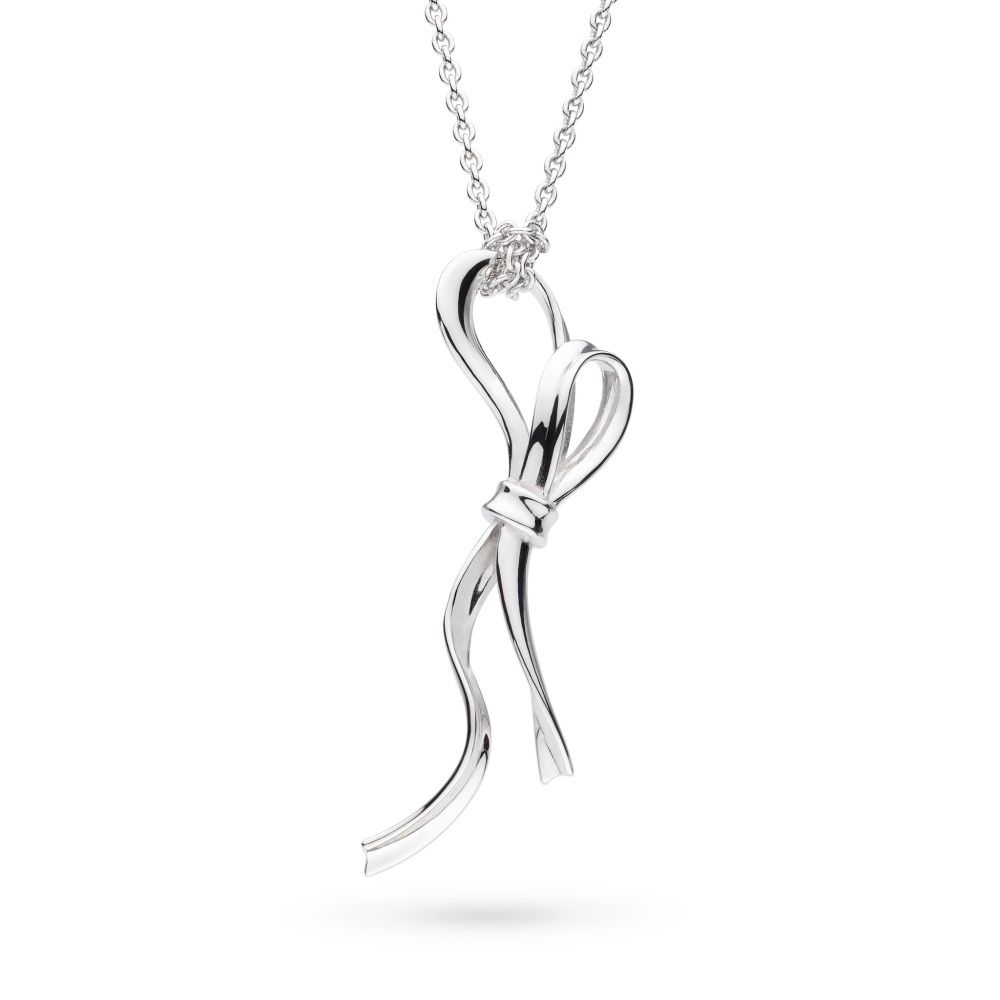 Serenity Ribbon Bow Loop Necklace Serenity Ribbon Bow Loop Necklace