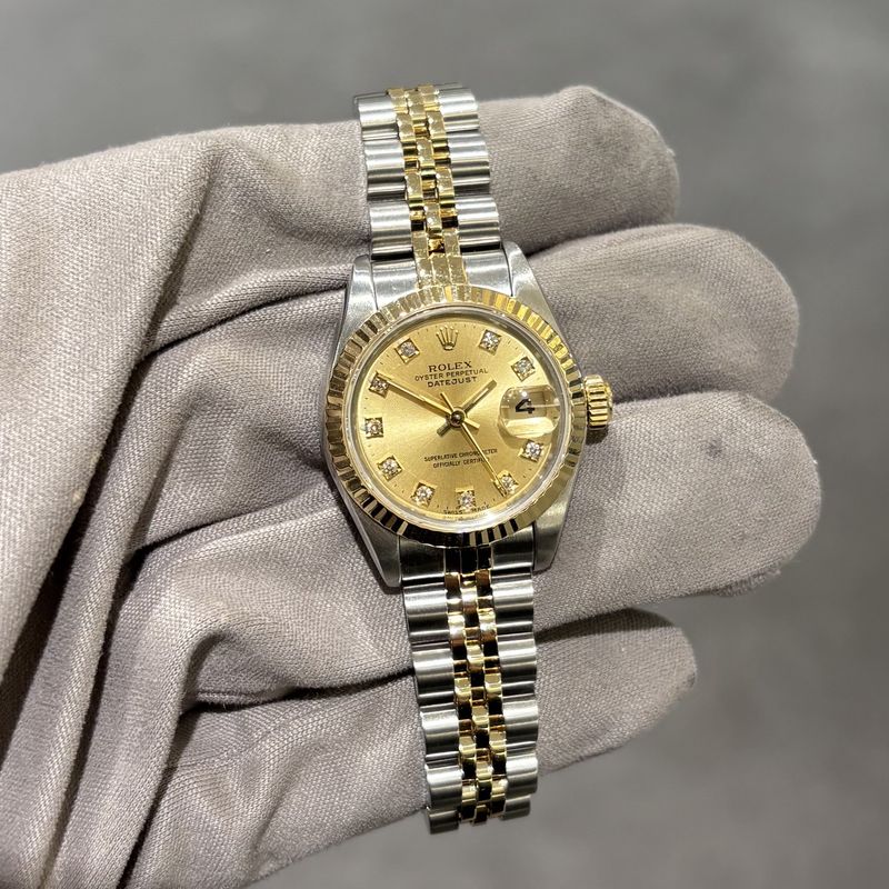 Pre-Owned Rolex Datejust Ladies Steel & Gold 69173 Pre-Owned Rolex Datejust Ladies Steel & Gold 69173