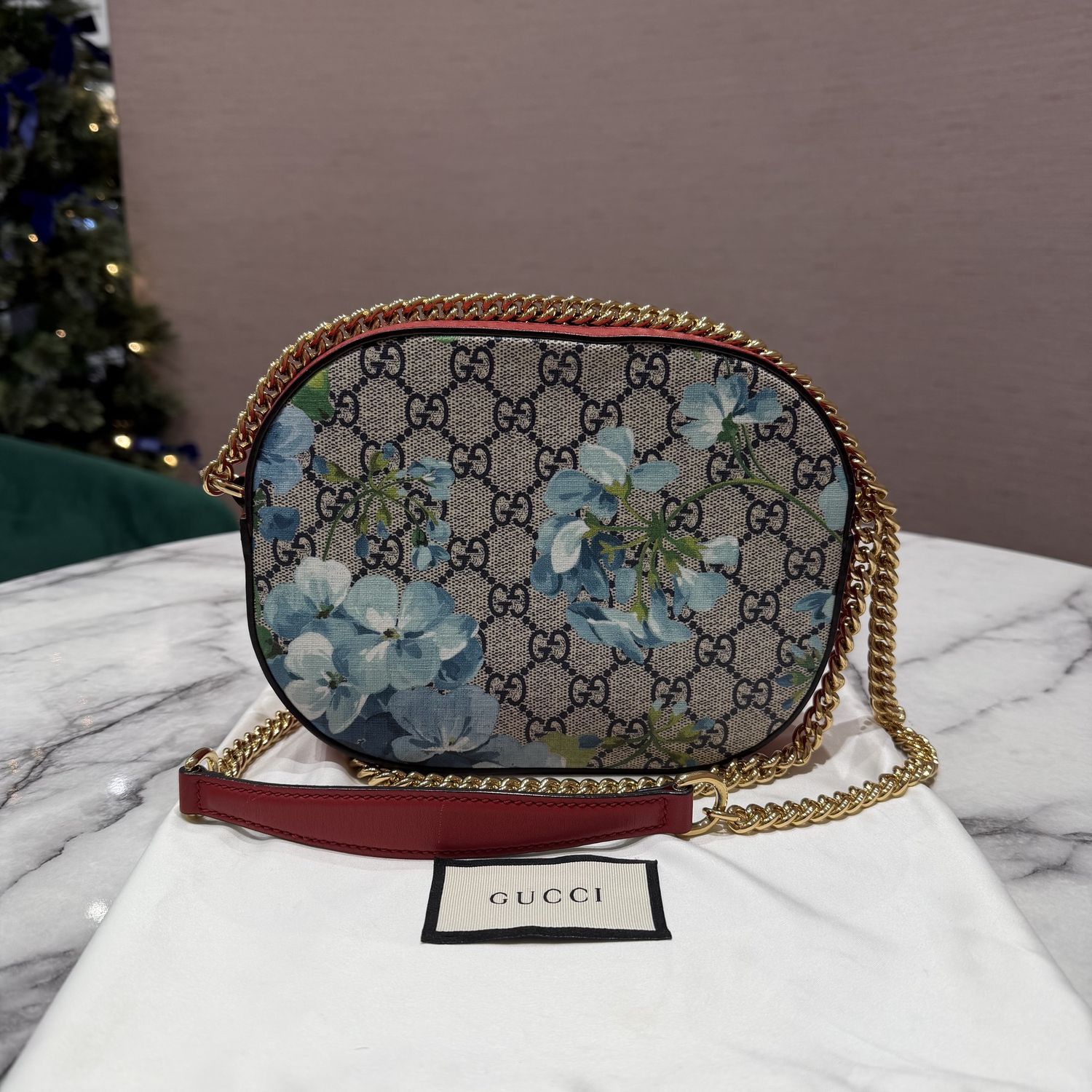 Pre-Owned Gucci GG Bloom Camera Bag