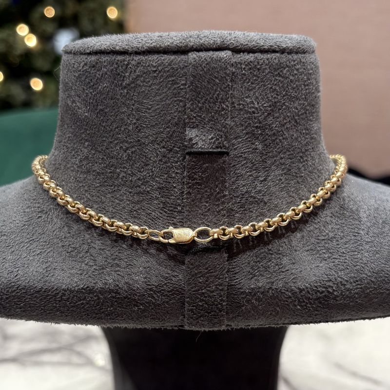 Pre-Owned 9ct Yellow Gold 20” Belcher Chain 33.2g