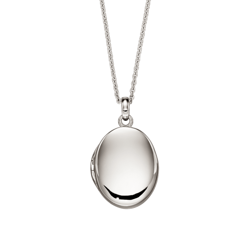 Orla – Silver Oval Medium Locket