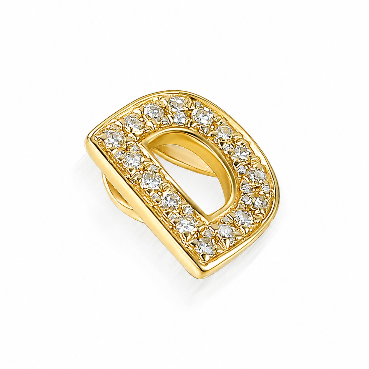 9ct Yellow Gold 0.06ct Diamond 'D' Initial Pendant 9ct Yellow Gold 0.06ct Diamond 'D' Initial Pendant