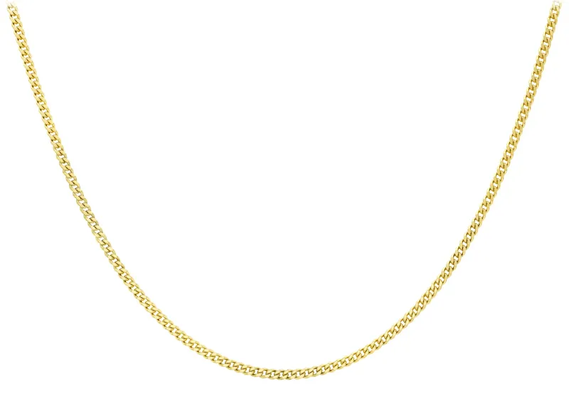 9ct Curb Chain 16-18inch 9ct Curb Chain 16-18inch