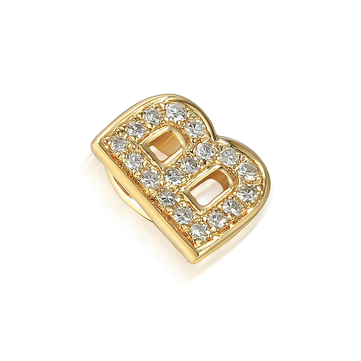 9ct Yellow Gold 0.04ct Diamond Initial 'B' Pendant 9ct Yellow Gold 0.04ct Diamond Initial 'B' Pendant, Initial: B