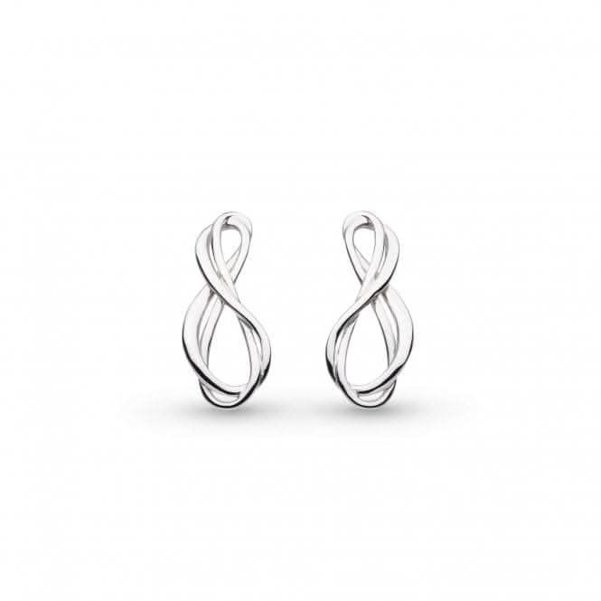 Silver Infinity Stud Earrings Silver Infinity Stud Earrings