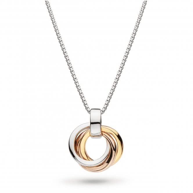 Silver Small Bevel Trilogy Necklace Silver Small Bevel Trilogy Necklace