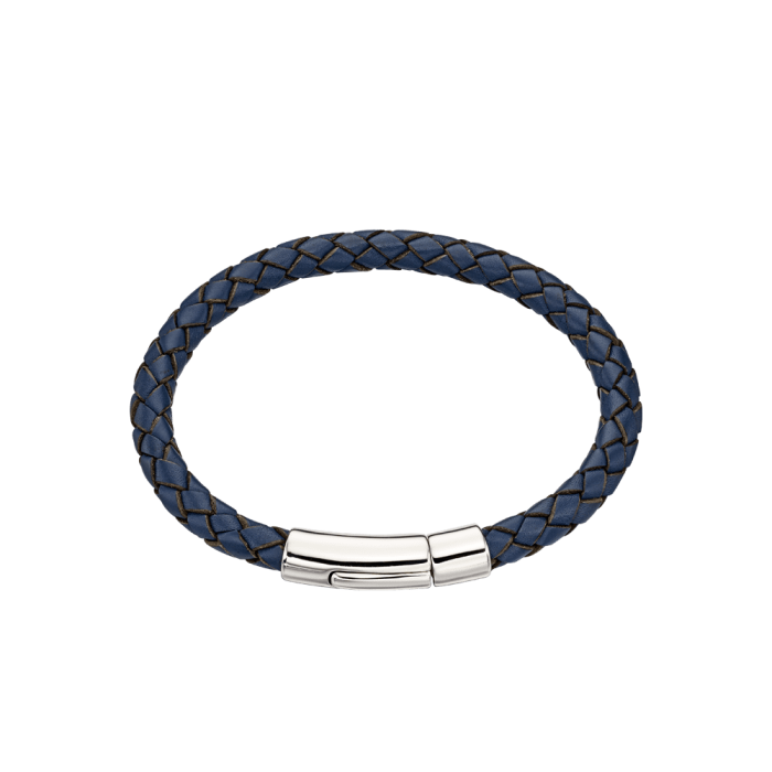 Andre Boys Blue Leather Bracelet Andre Boys Blue Leather Bracelet