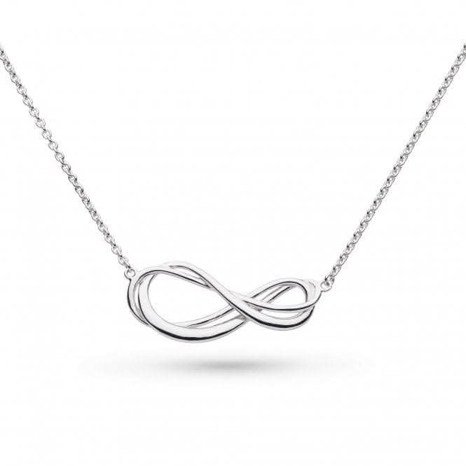 Sterling Silver Infinity Necklace 91161RP Sterling Silver Infinity Necklace 91161RP