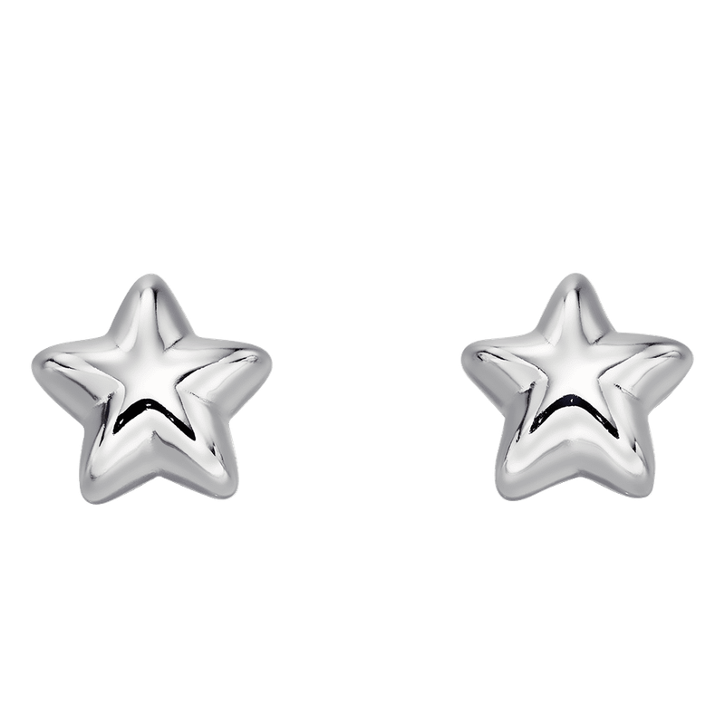 Elle - Silver Medium Stud Earrings