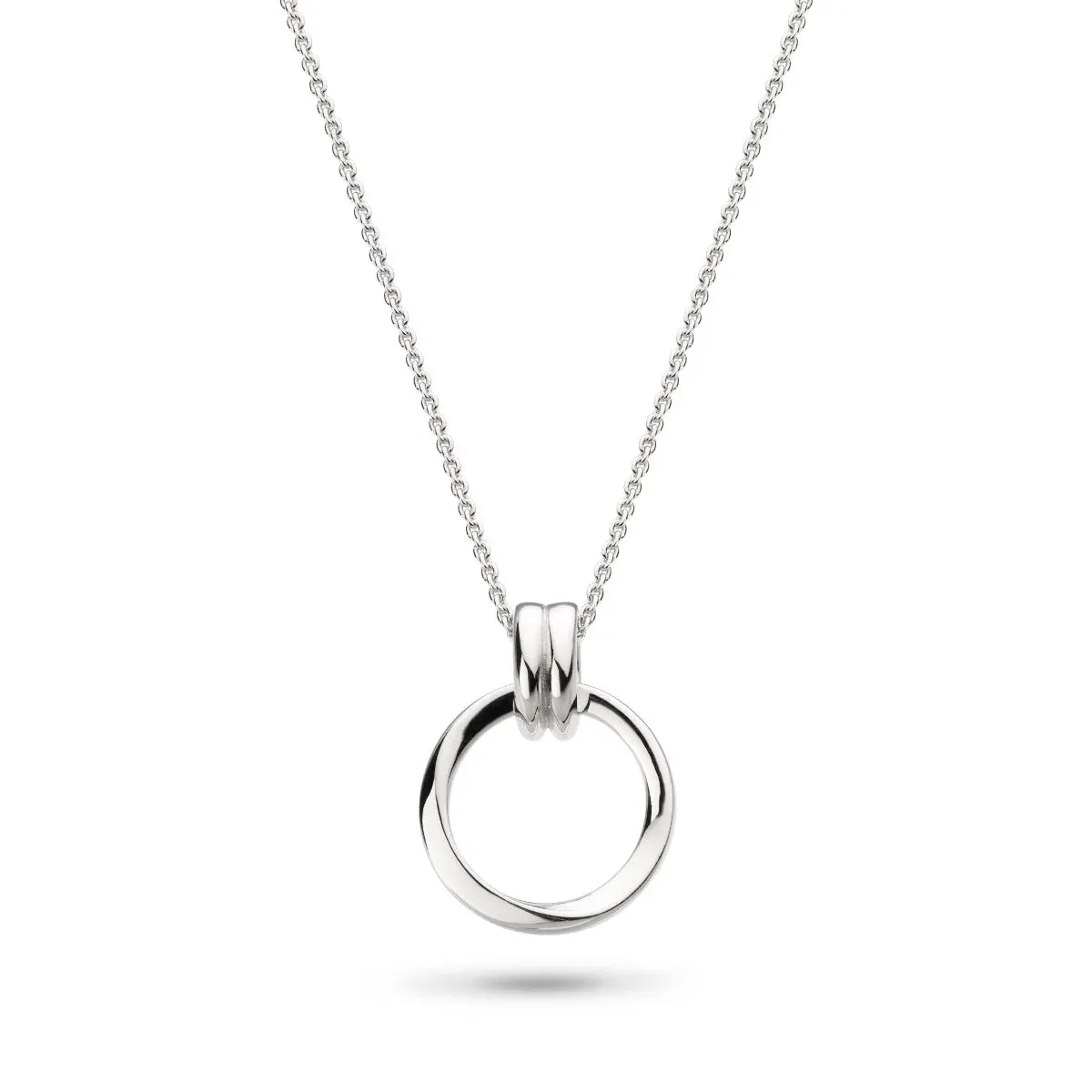 Silver Bevel Unity Necklace Silver Bevel Unity Necklace