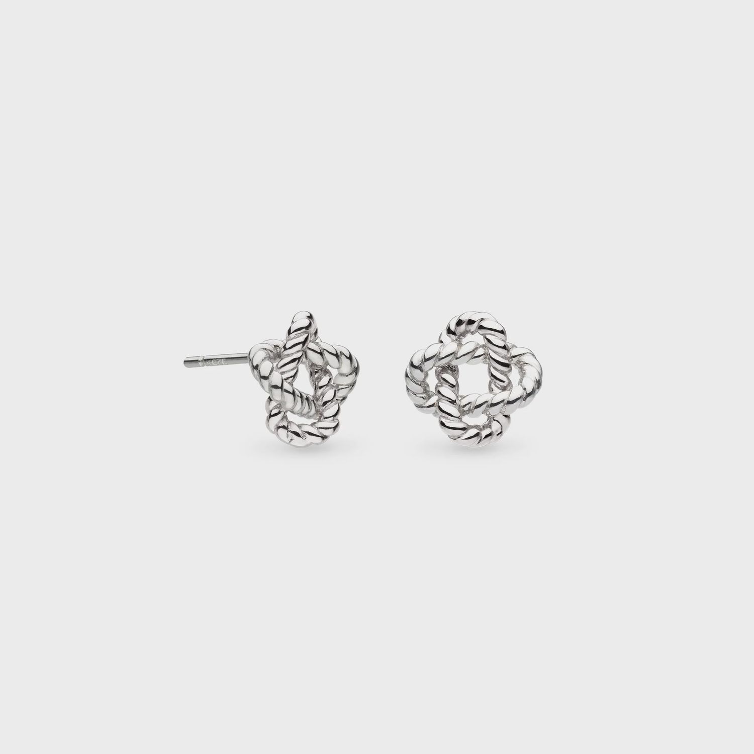 Silver Marina Rope Knot Studs, Metal: Sterling Silver