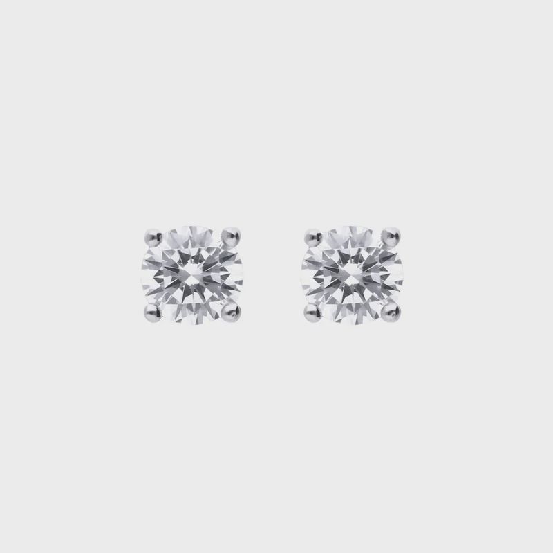 Diamonfire Silver 4 Claw 0.25ct Zirconia Studs Diamonfire Silver 4 Claw 0.25ct Zirconia Studs