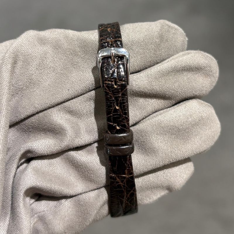 Pre-Owned Art Deco 18k Waltham Diamond Set Cocktail Watch