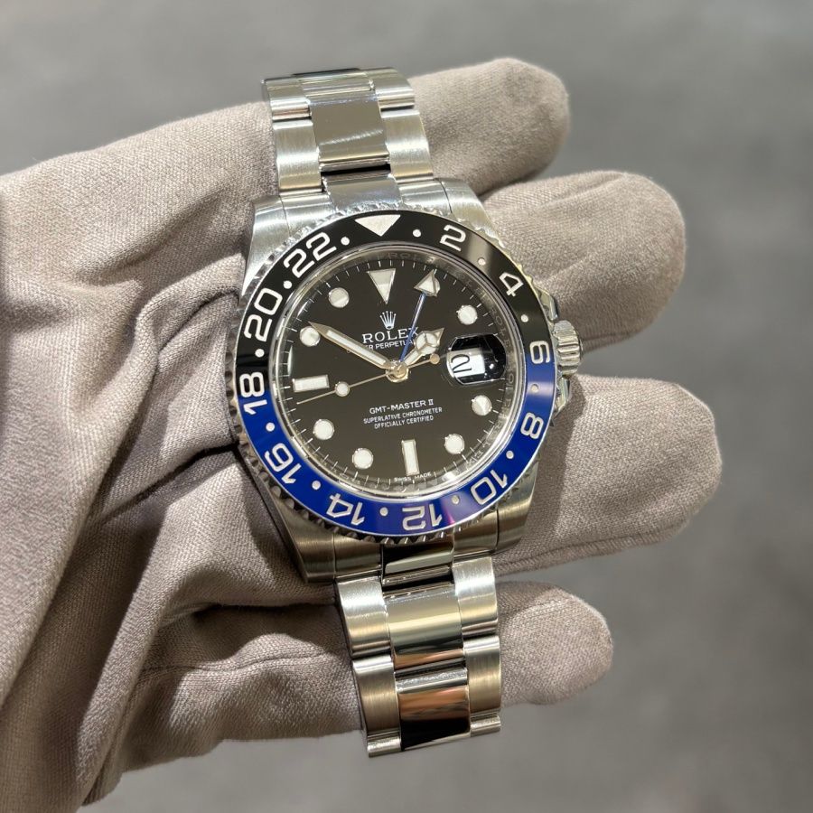 Pre-Owned Rolex GMT II ‘Batman’ Steel Automatic Gents Watch 116710BLNR