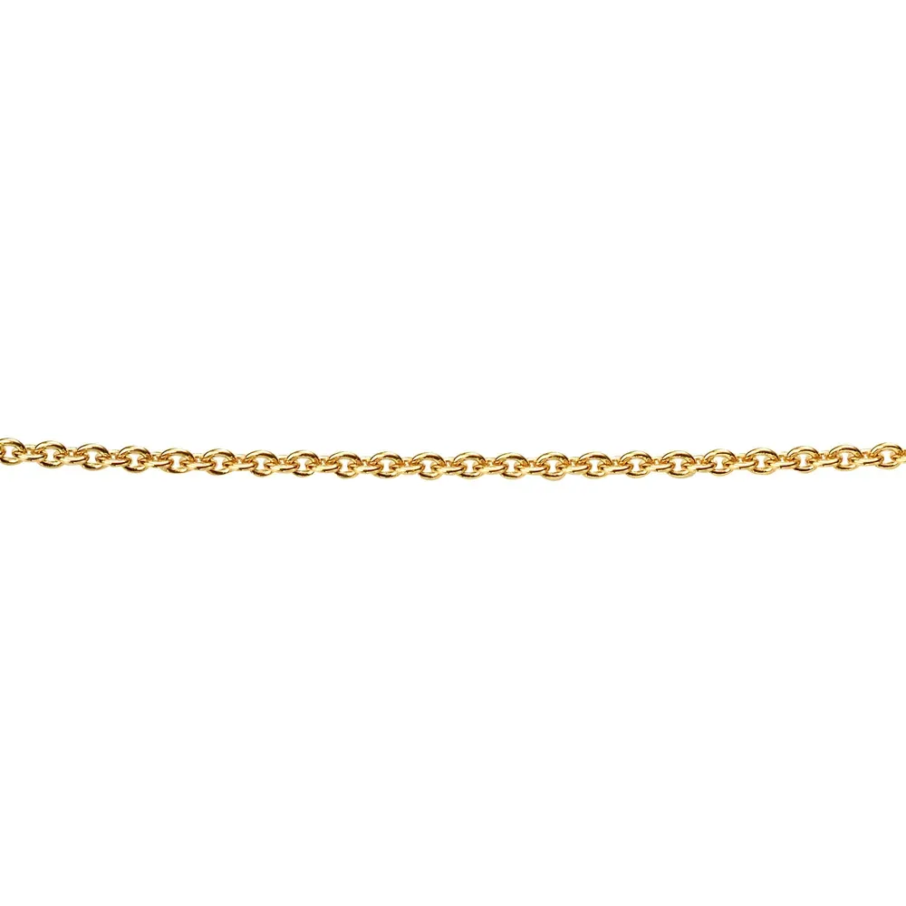 Silver Gold Plated Curb Chain with Extender Silver Gold Plated Curb Chain with Extender