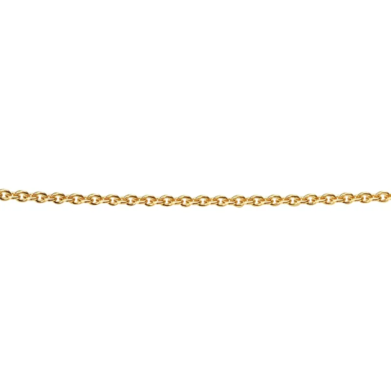 Silver Gold Plated Curb Chain with Extender