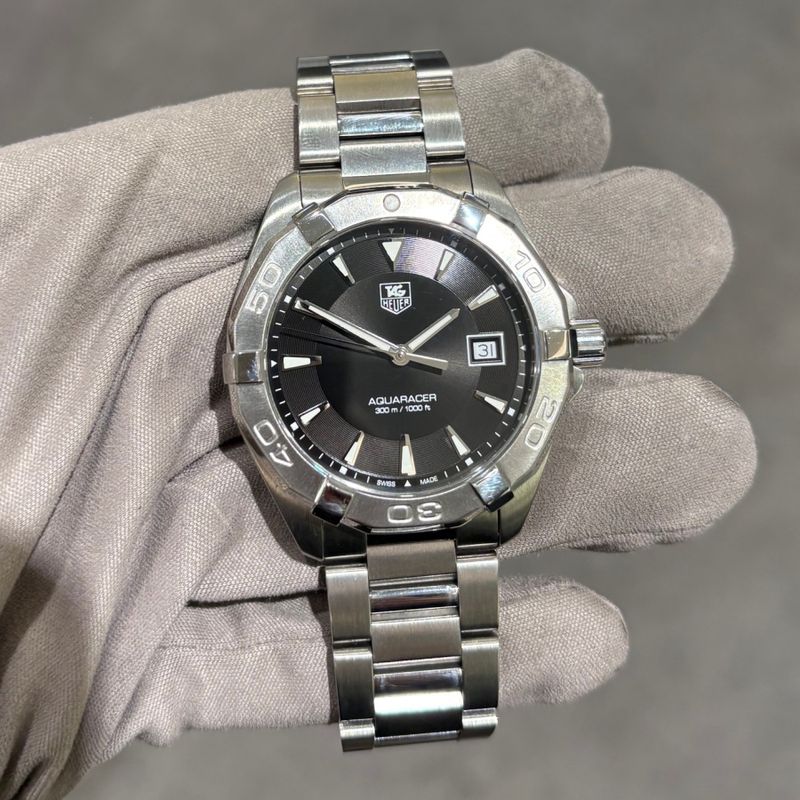 Pre-Owned Tag Heuer Aquaracer 41mm Steel Quartz Gents Watch