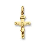 9ct Yellow Gold Crucifix Pendant Pn105