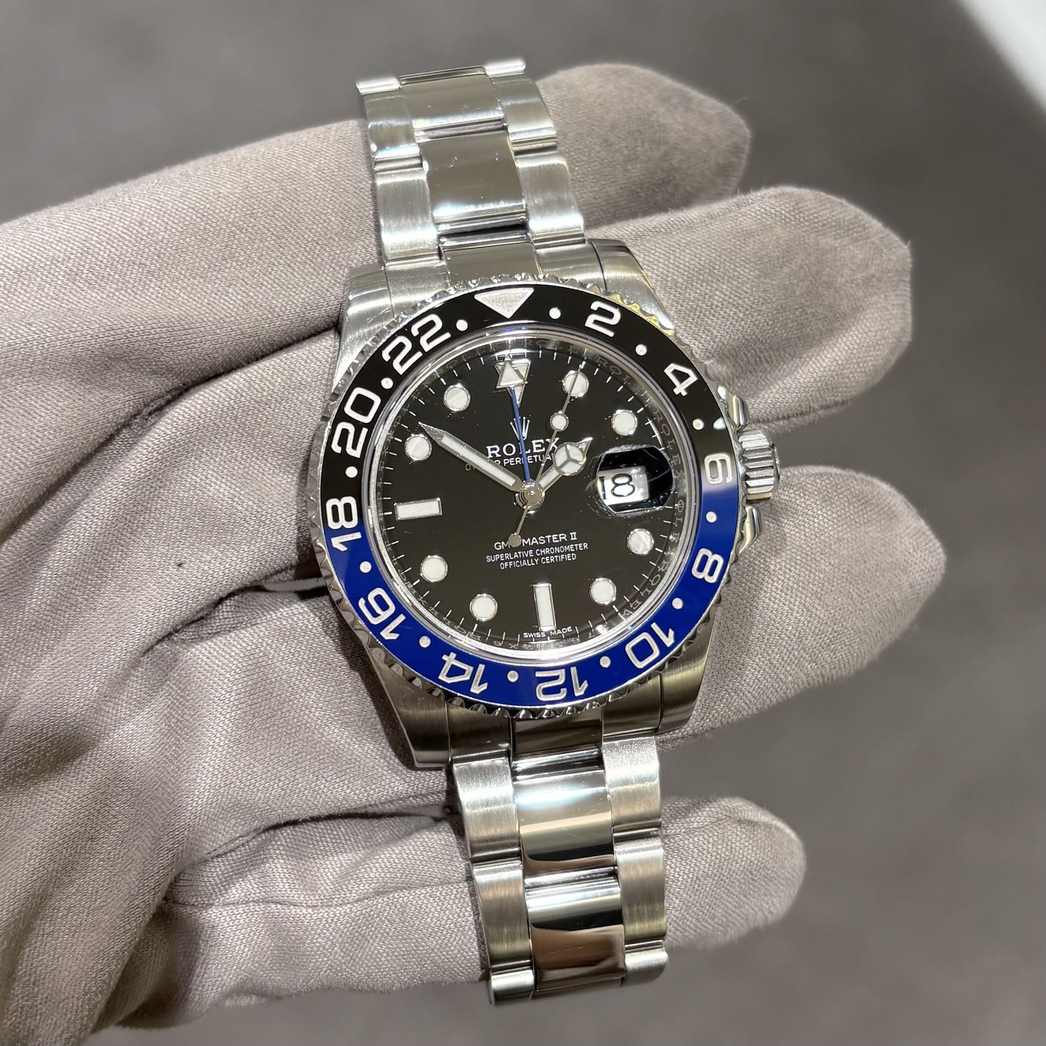 Pre-Owned Rolex GMT Master II 'Batman' Automatic Gents Watch 116710BLNR Pre-Owned Rolex GMT Master II 'Batman' Automatic Gents Watch 116710BLNR