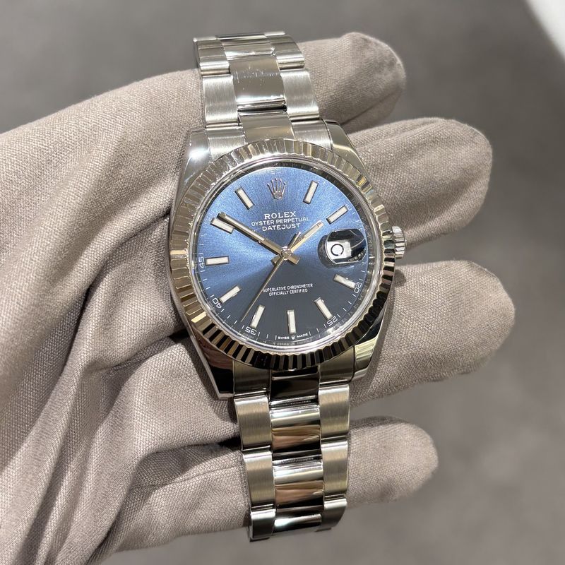Pre-Owned Rolex 41 Automatic Gents Blue Dial Datejust 126334 Pre-Owned Rolex 41 Automatic Gents Blue Dial Datejust 126334