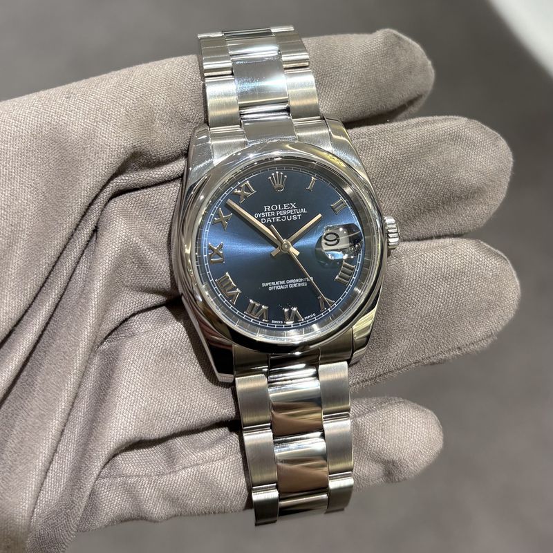 Pre-Owned Rolex 36mm Blue Dial Datejust 116200 Pre-Owned Rolex 36mm Blue Dial Datejust 116200