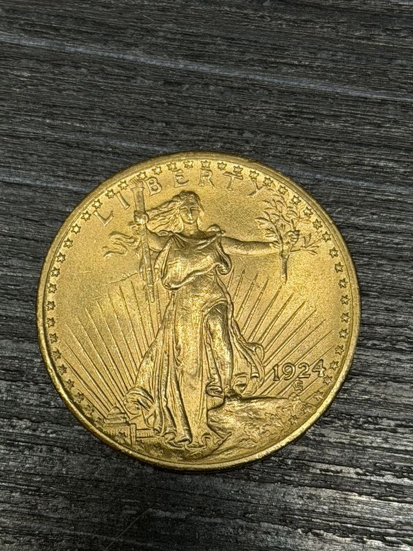 Pre-Owned 1924 Gold $20 Double Eagle; Saint-Gaudens (Philadelphia Mint) Pre-Owned 1924 Gold $20 Double Eagle; Saint-Gaudens (Philadelphia Mint)