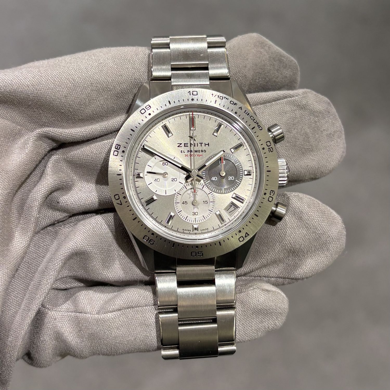 Pre-Owned Zenith Chronomaster Sport El Primero Titanium Gents Watch 95.3100.3600/39.M3100