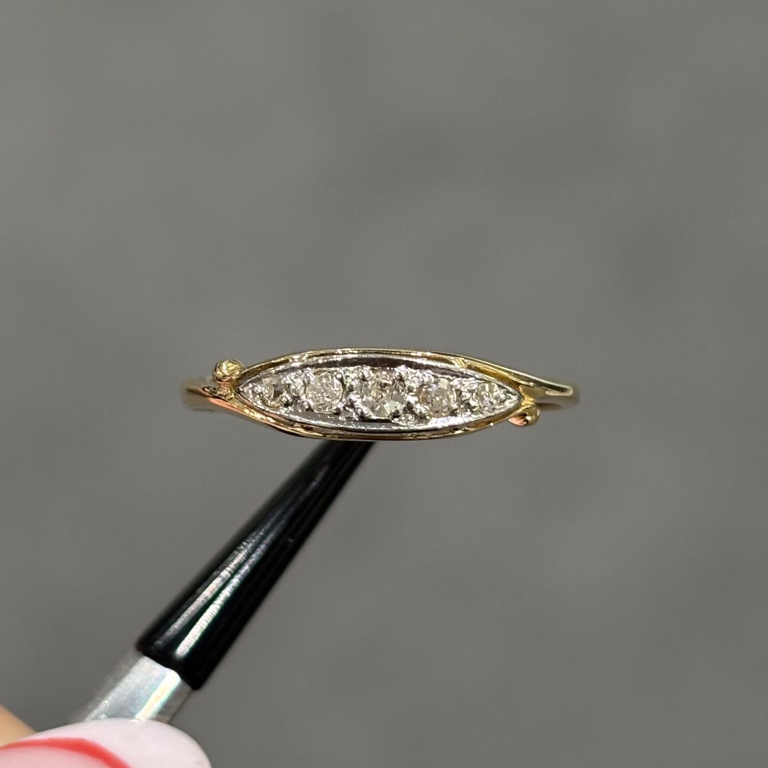 Pre-Owned Vintage Old Cut Diamond ET Ring