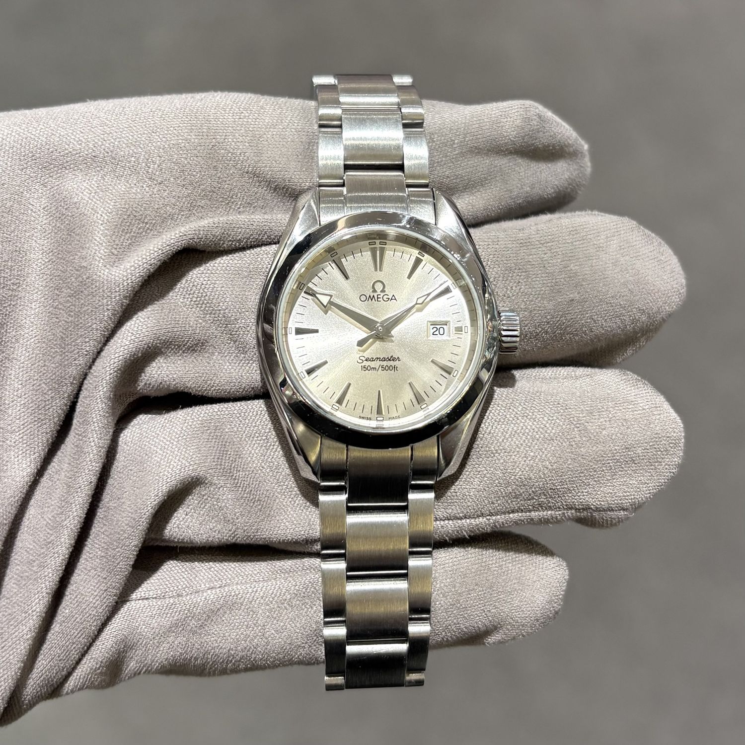 Pre-Owned Omega Seamster Aqua Terra Ladies Watch 25773000