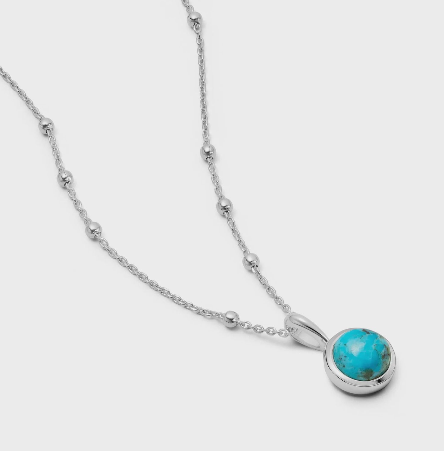 Silver Turquoise Healing Necklace Silver Turquoise Healing Necklace