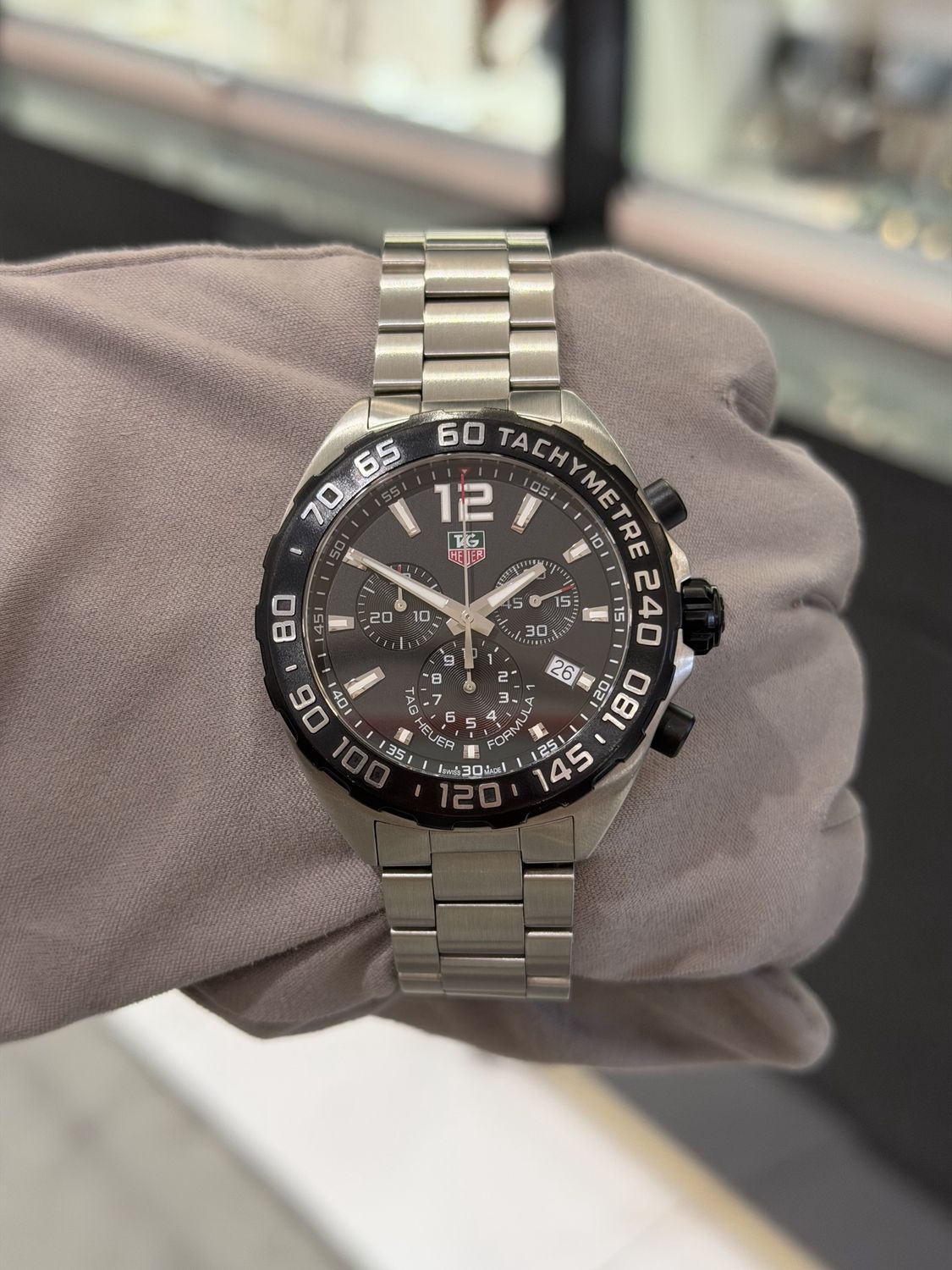 Pre-Owned Tag Heuer F1 Chronograph Quartz Gents Watch CAZ1110