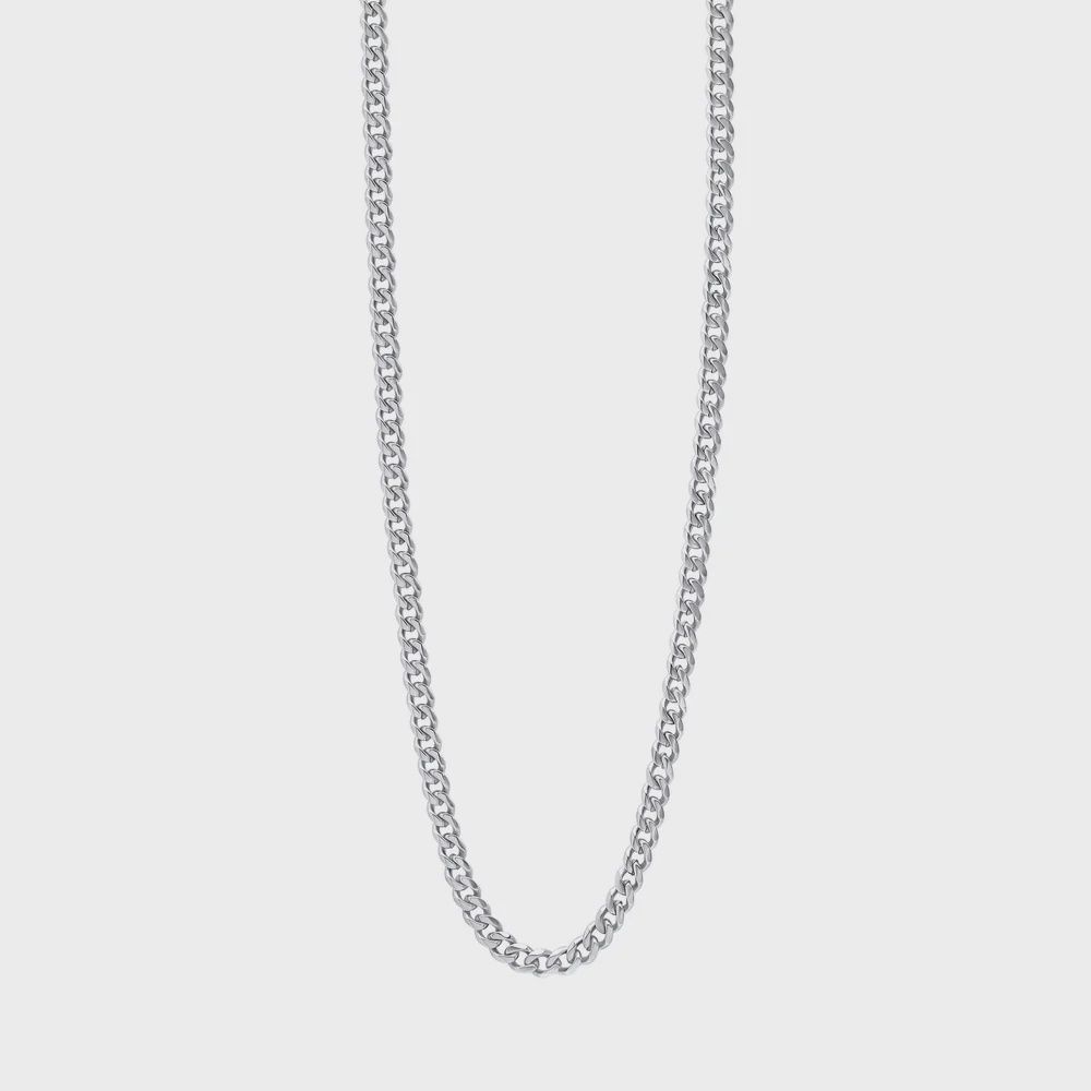 Smaller Fit Stainless Steel Cuban Link Chain Necklace
