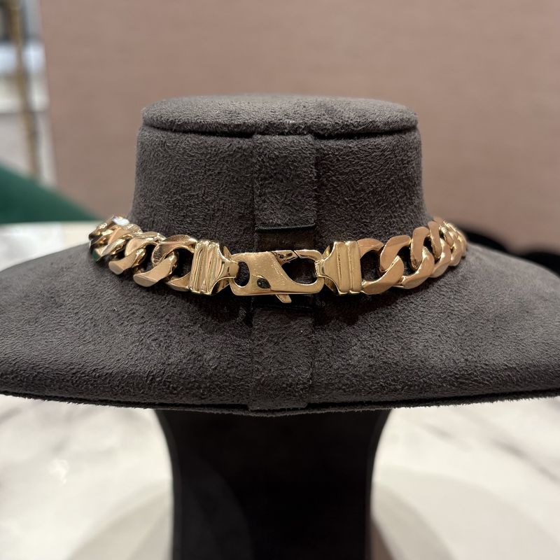 Pre-Owned 9ct Yellow Gold 22” Curb Chain 99.1g